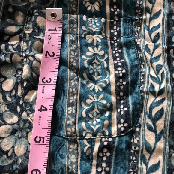 Vintage Solutions 80’s Green Print Blouse and Skort Matching Set - Picture 15 of 16